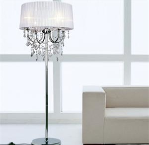 現(xiàn)代風格水晶落地燈 玻璃燈罩 現(xiàn)代落地燈 SLD6607