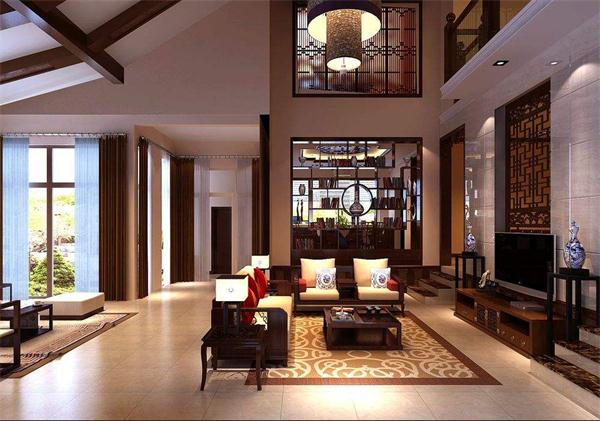 別墅客廳燈具廠家一站式設(shè)計(jì)安裝 新中式吊燈定制