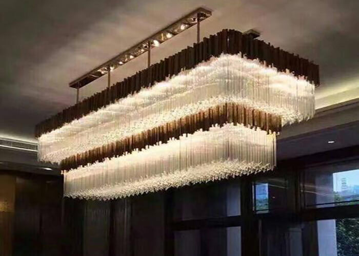 酒店水晶燈_五星級酒店燈供應(yīng)商直供，源頭廠家包安裝服務(wù)