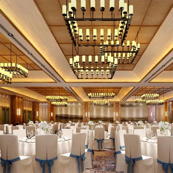 酒店節(jié)能燈具_新中式大型宴會廳燈具哪家好【孫氏照明】