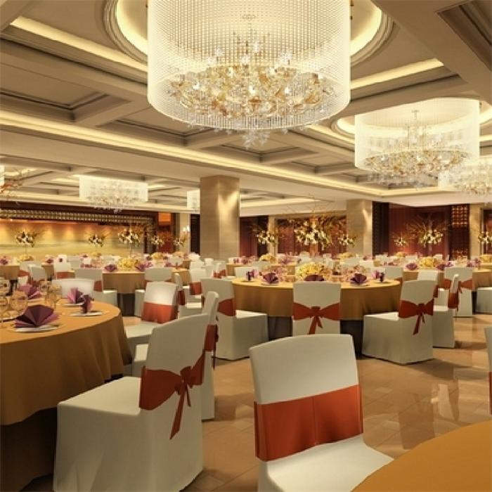 酒店燈飾工程_宴會廳燈具定制價(jià)格【孫氏照明】